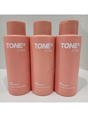 3pk TONE Pink Grapefruit Hydrating Body Wash Citrus 16 fl oz